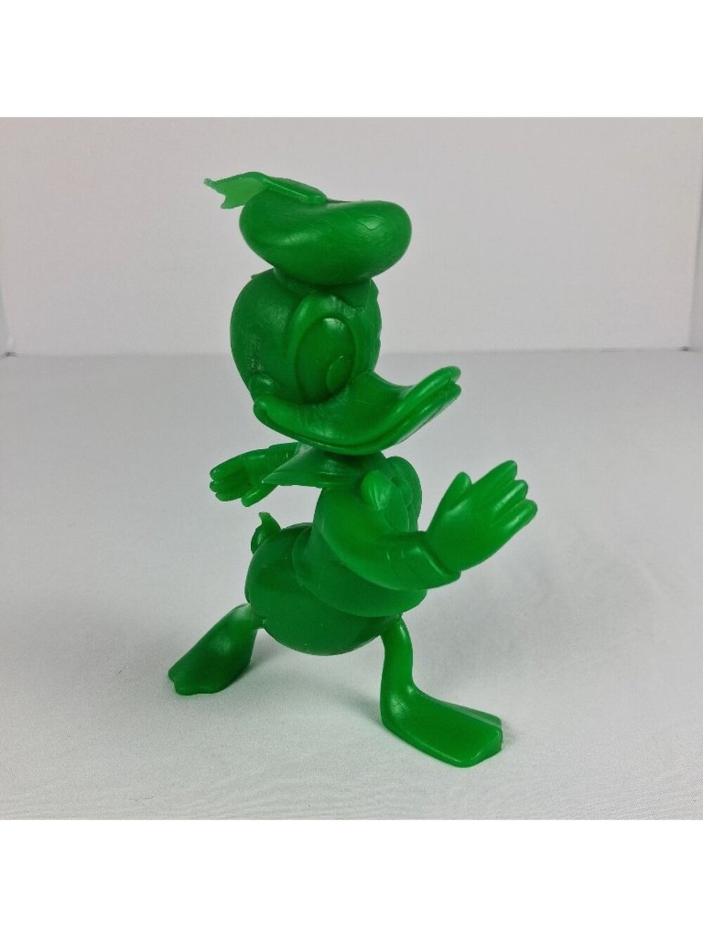 1960s Green Donald Duck Plastic Freestanding Figurine by Louis Marx & Co.
